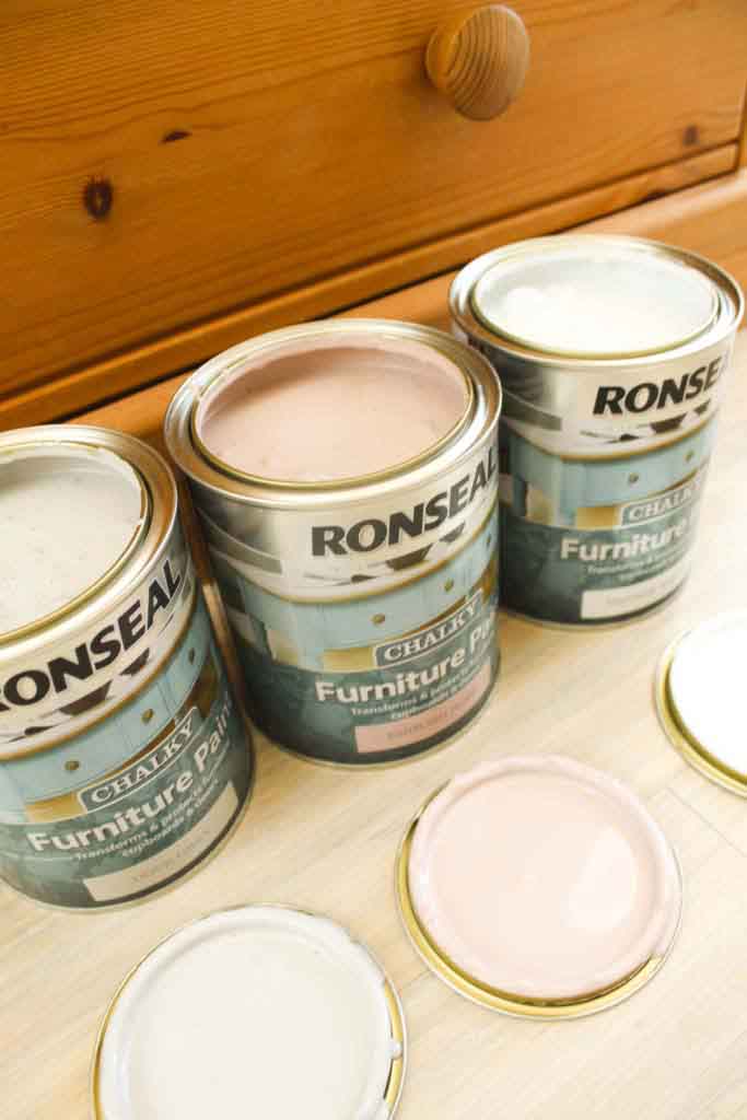 Ronseal Furniture Paint Wardrobe Updo, Ronseal Dove Grey Chalky Furniture Paint